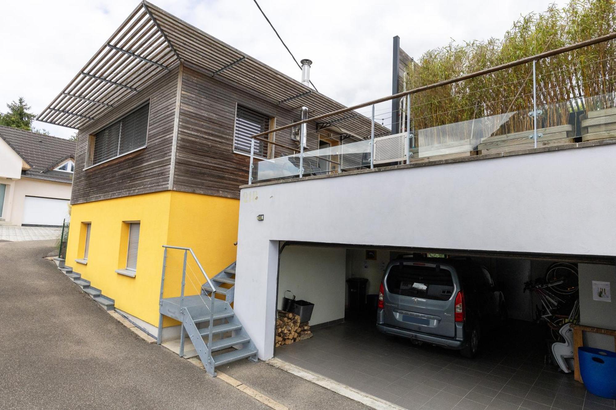 Agreable Maison A La Campagne Schlierbach Bagian luar foto