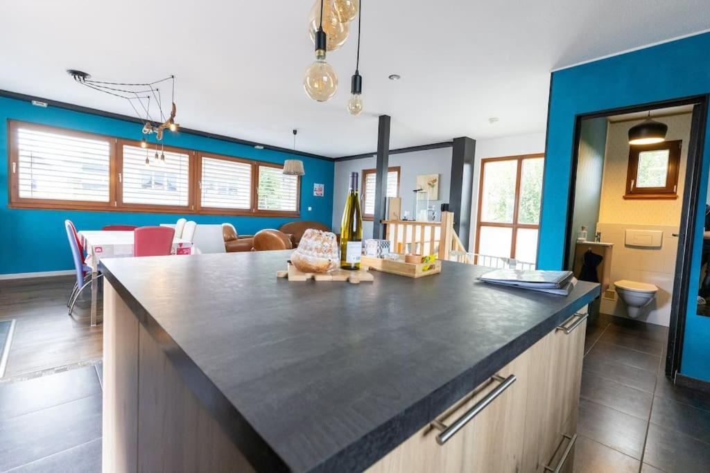 Agreable Maison A La Campagne Schlierbach Bagian luar foto